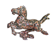 Chinese Vintage Carved Stone Figurine Galloping Horse