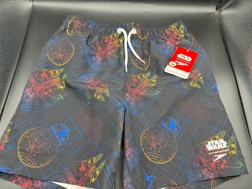 Speedo boys black star wars - speedo,