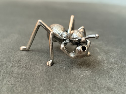 Fire ant metal figurine - fire, copper