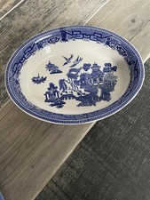 CHURCHILL BLUE WILLOW 9.25"