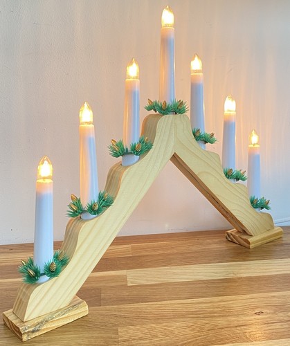 Christmas candle bridge lights - candle,