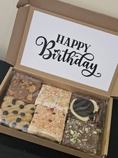 Brownie Box Homemade Birthday