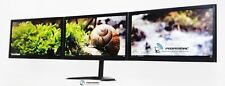 DELL TRIPLE SCREEN MONITOR SETUP BUNDLE + STAND FOR PC HOME OFFICE 3x23" FULL HD