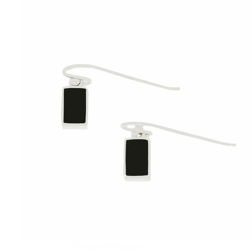 Whitby jet drop earrings - whitby,