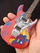 Joe Satriani Guitar Silver Surfer Ibanez Replica Mini Guitar Collectible