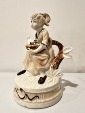 Vintage Girl Figurine with