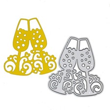 Champagne Flutes Metal Cutting