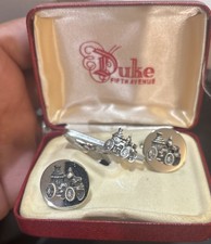 Vintage Silver Tone Old Car