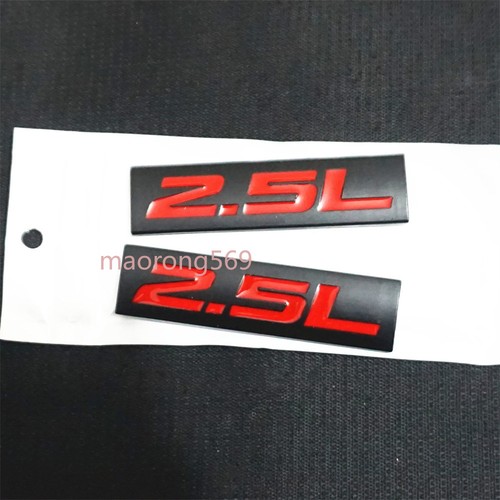 Red matte black metal - 2x,