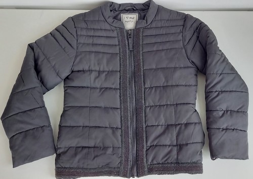 Girls grey next padded - grey,