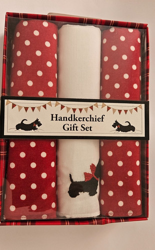 Set ladies handkerchiefs - 3,