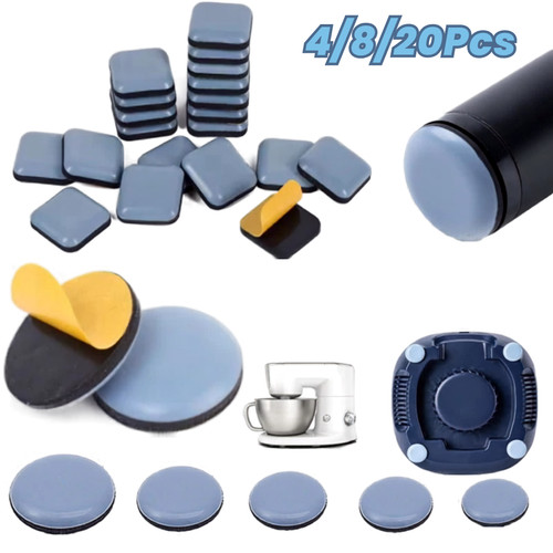 20x round furniture gliders - round,