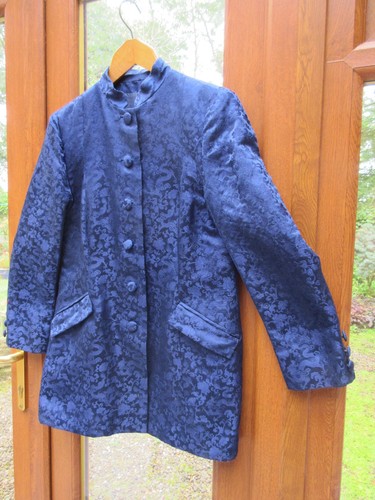 Brocade satin fitted - satin, jacket
