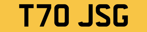 Digit old car - old, reg