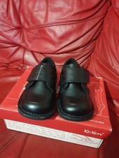 Kickers Infant Kick Scuff Lo Black Shoes UK 9