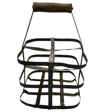 Vintage French Galvanized Metal Bottle Carrier | 1950s/60s Milk or Wine Holder