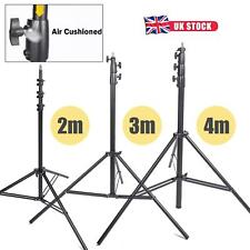 Studio Heavy Duty 2-4m Light Stand Air Cushioned Professional Photo Tripod UK