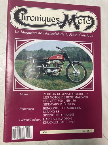 Chroniques motos 8 1988 - motos,