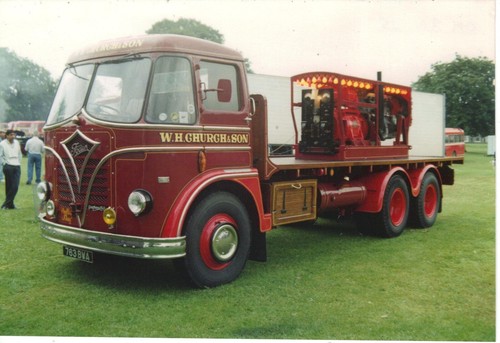 Foden s20 fairground lorry - foden,