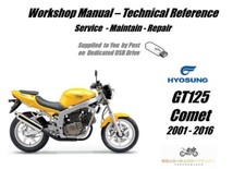 Hyosung GT 125 Comet Service
