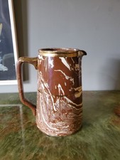 Antique Marbled Slipware Jug
