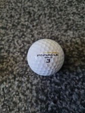 Pinnacle Gold 3 Golf Ball Used Good Condition
