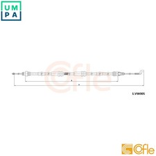 CABLE PULL PARKING BRAKE 92.1.VK005 FOR VW CARAVELLE/TRANSPORTER/Bus/Mk/KOMBI