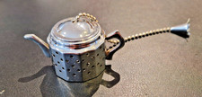 Vintage teapot-shaped loose leaf tea  infuser