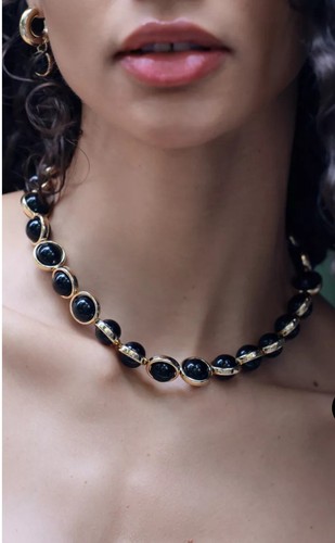 Zara style vintage metal - vintage, resin