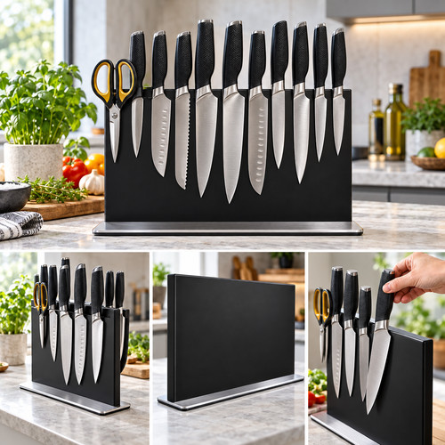 Magnetic knife block - knife,