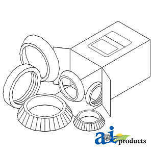 Bearing kit wbkca6 fits - kit,