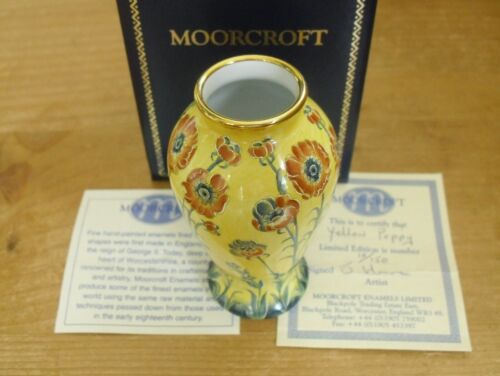 Boxed ltd moorcroft enamels - ltd,
