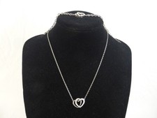 WARREN JAMES Rhodium Plated Crystals From SWAROVSKI Necklace & Bracelet Set