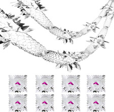 8Pcs Silver Foil Christmas