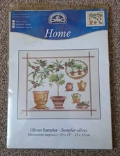 DMC   'Olives Sampler'   (counted cross stitch kit)