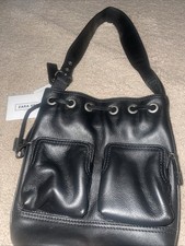 Zara Black Leather Shoulder