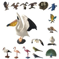 3D Plastic Birds Animals