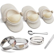 Empanada Maker , 6 Inch Extra  Dumpling Maker Set with Dough Cutter,7282