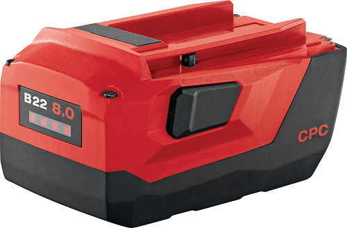 Hilti b22 0ah - 8.0ah, li-ion
