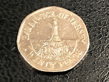 2016 20p coin LIGHTHOUSE of La CORBIERE Bailiwick of Jersey twenty pence piece