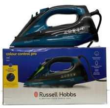 Russell Hobbs Colour Control Pro Steam Iron 2400W Ceramic Soleplate 185g  27280
