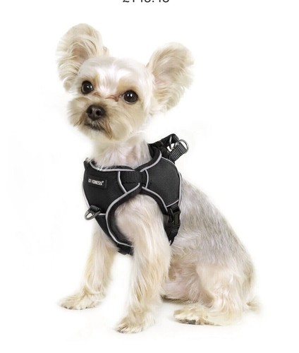 Dogness dog harness black step - dog,