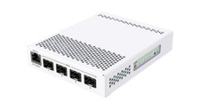 MIKROTIK Switch (CRS305-1G-4S+IN) No PSU + 4x 10Gb cables and 4 x SFP modules 