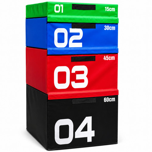Plyometric soft foam jump box - soft,