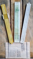 Faber Castell Slide Rule with case & 2 "Unique" Log-Log's with instructions.