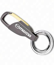 Mazda Keyring Grey and Gold