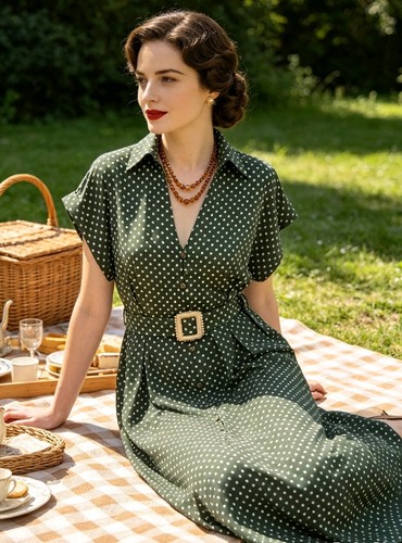 Vintage 1930s 1940s style - vintage,