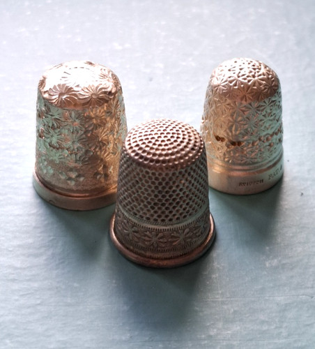 Three vintage silver coloured - three,