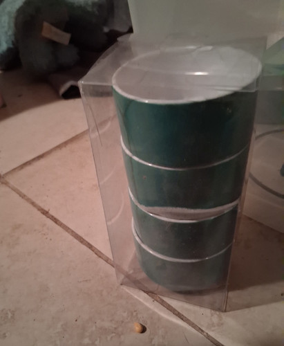 Teal plastic napkin rings set - napkin,