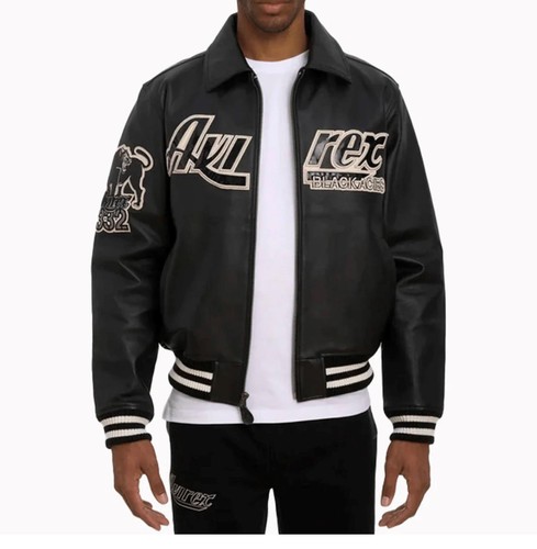 Avirex bomber jacket black - bomber,